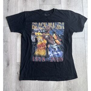 Sergio Calabasas Kobe Bryant Black Mamba Graphic T Shirt Size Large Lakers